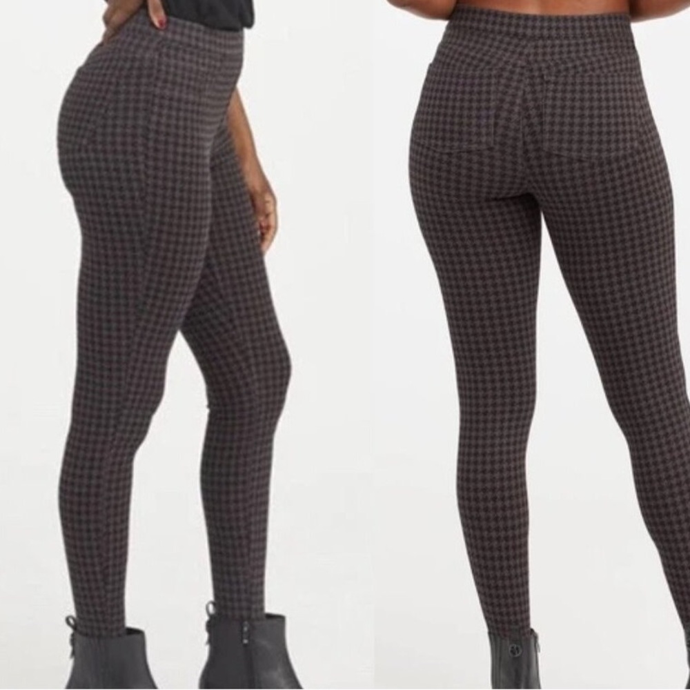 Women's Houndstooth Patterned Pants - image 3